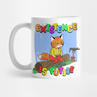 A Futile Existence Fox and Crow Mug